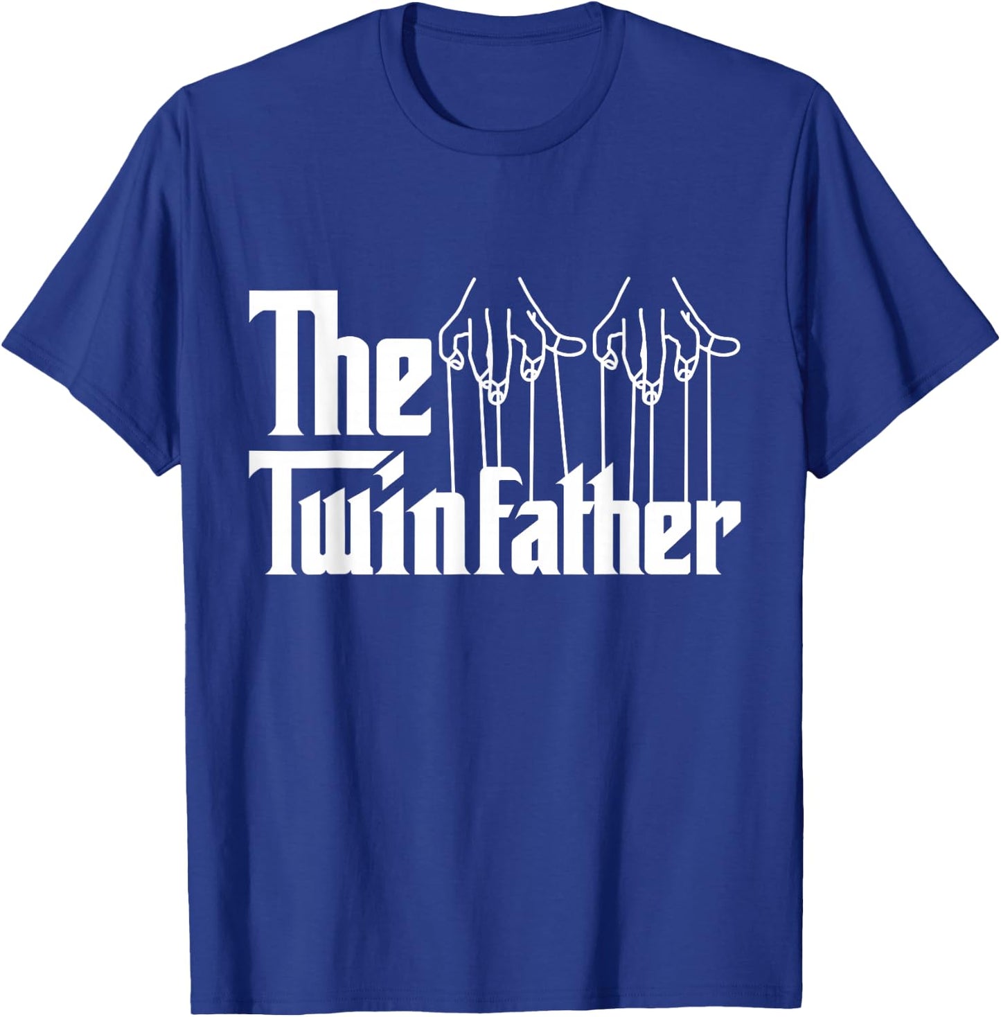 The twin father funny father of twins T-Shirt - T-Shirt | Royal