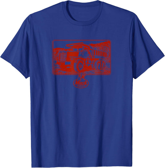 Mack Trucks Model Mining Duty Dumper T-Shirt - T-Shirt | Royal