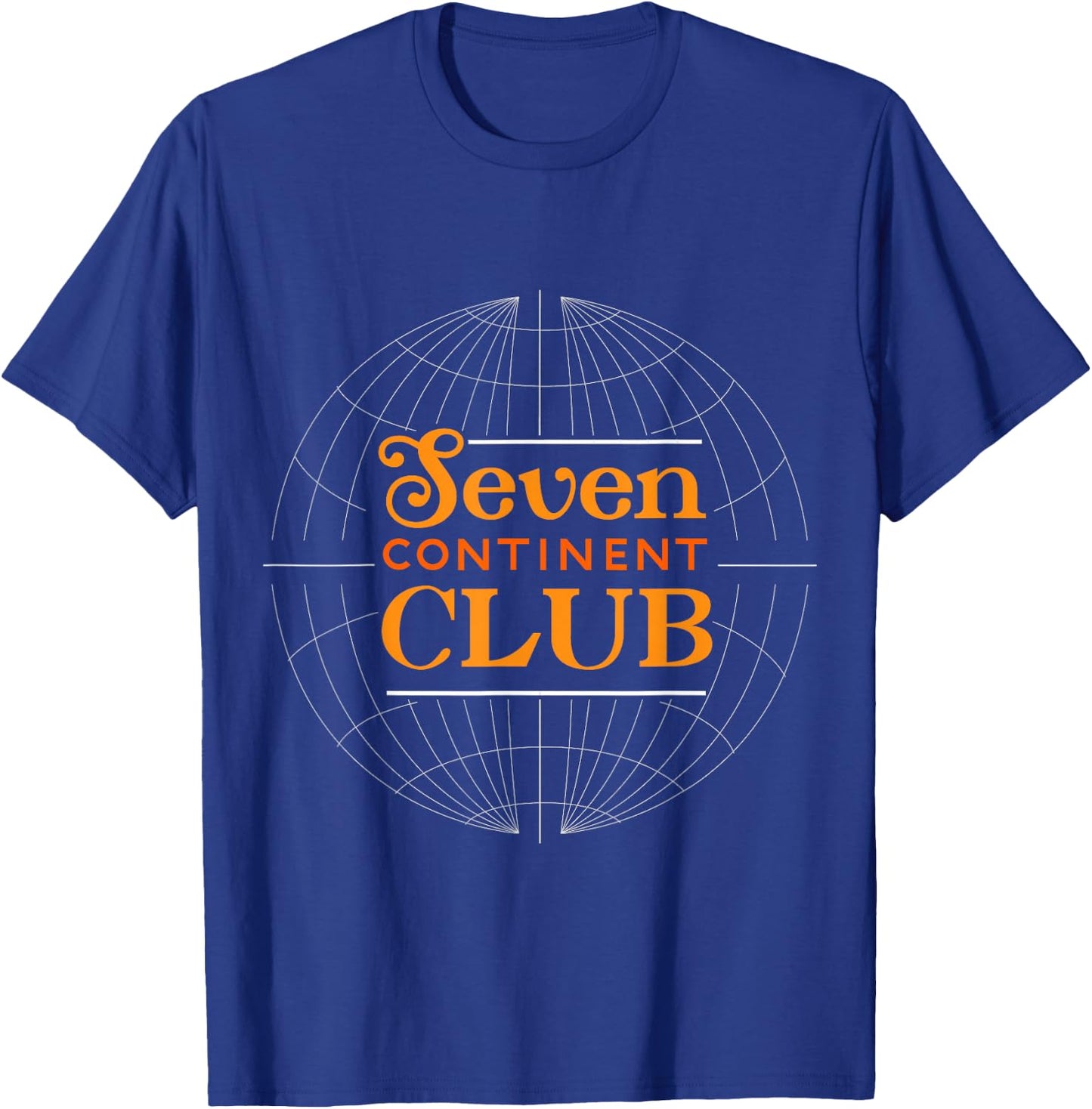 Seven Continent Club Orange T-Shirt - T-Shirt | Royal