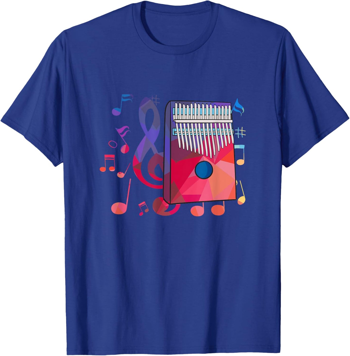 Colorful Idiophone Design for Kalimba Players T-Shirt - T-Shirt | Royal