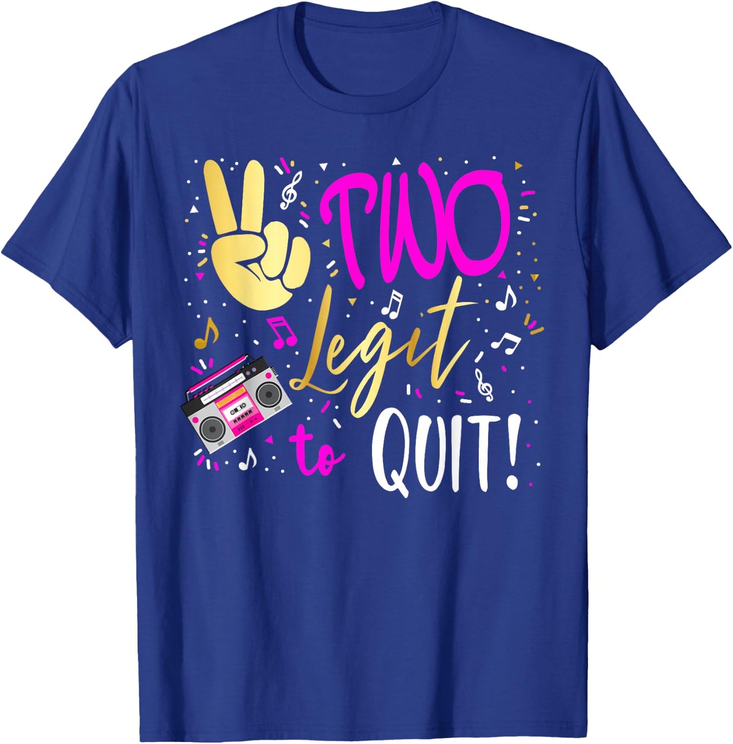 Two 2nd. Birthday Party Matching Costume T-Shirt - T-Shirt | Royal