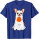 Chihuahua Ghost Pumpkin Halloween Fall Dog Lover Women Men T-Shirt - T-Shirt | Royal