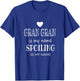 Gran Gran Is My Name Funny Gifts for Grandma T-Shirt - T-Shirt | Royal