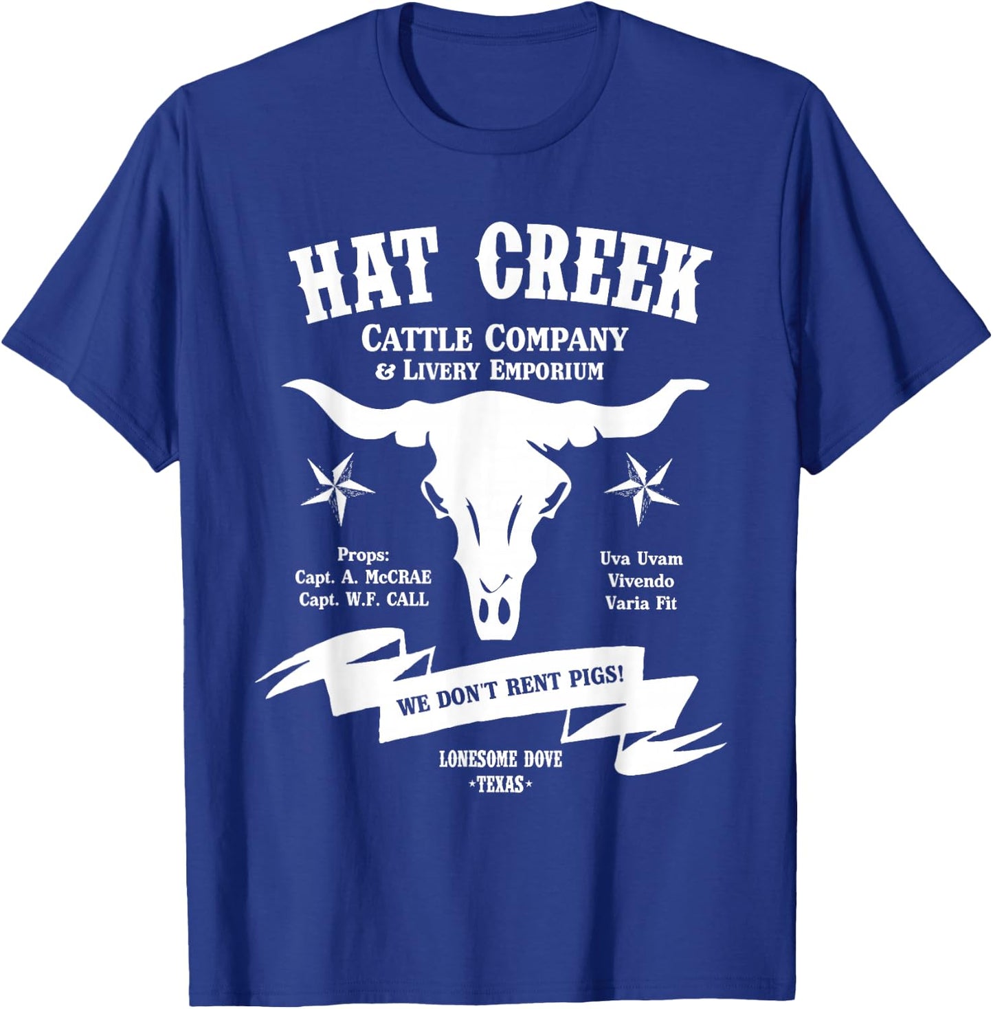 Hat Creek Cattle Co. T-Shirt - T-Shirt | Royal