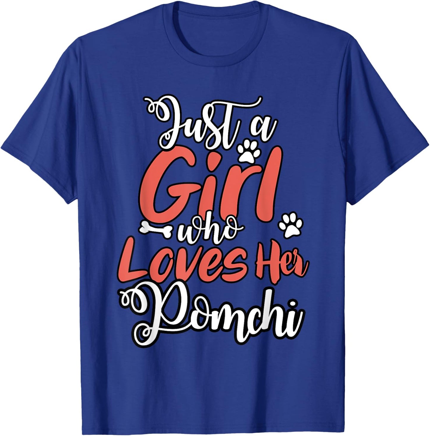Pomchi Shirt Men Women Dog Mom Dog Lover T-Shirt - T-Shirt | Royal