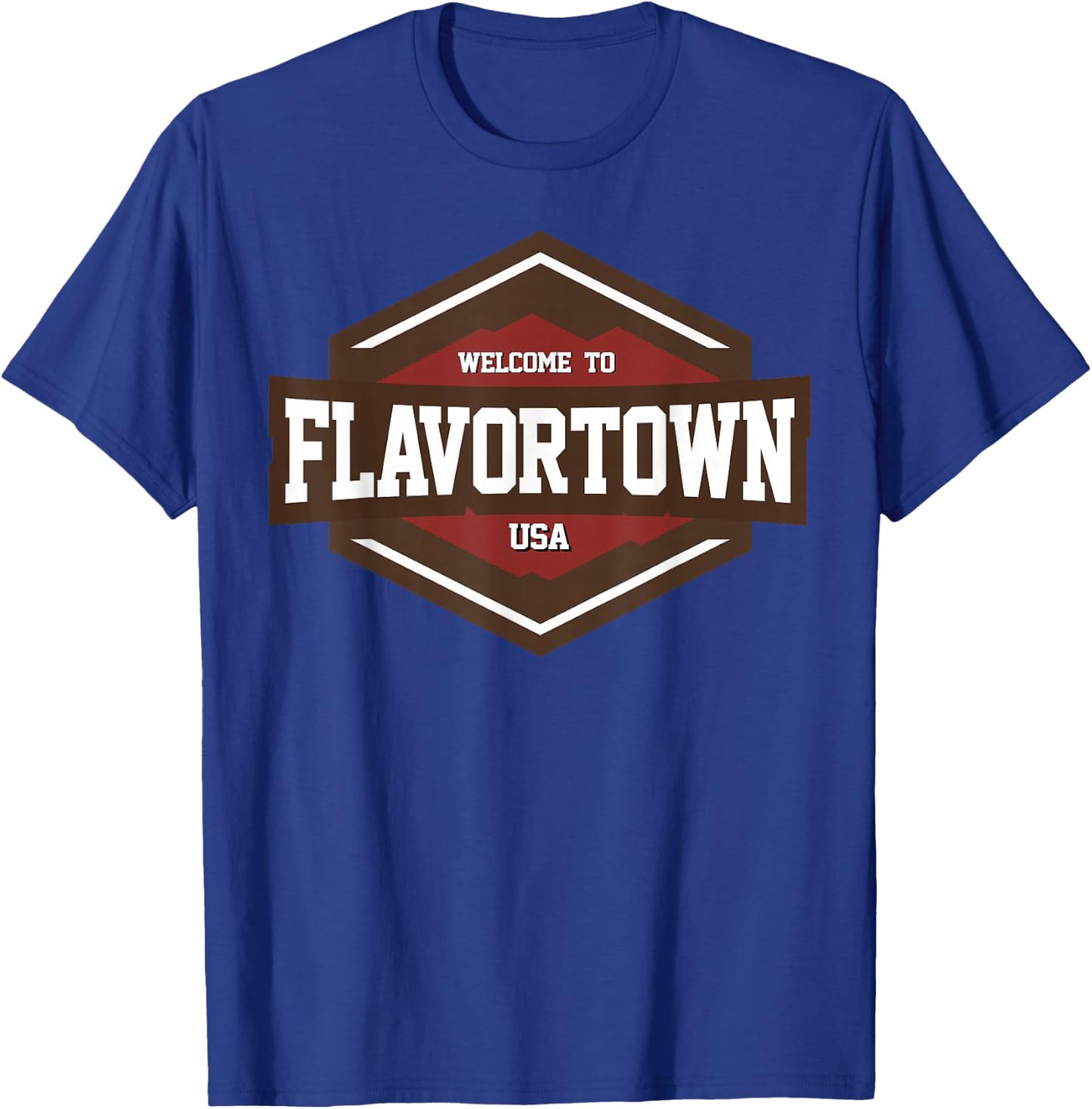 Welcome to Flavortown USA Food Lover T-Shirt - T-Shirt | Royal