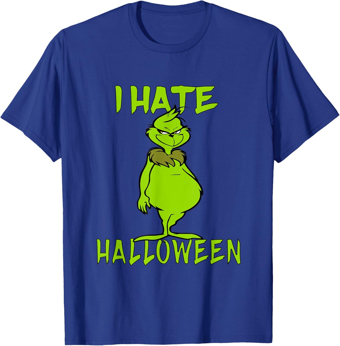 Anti Halloween I Hate Halloween, Sarcastic Saying Meme T-Shirt - T-Shirt | Royal