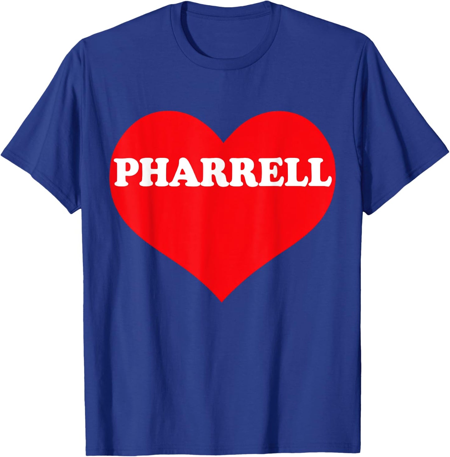 I Heart Pharrell, I Love Pharrell Custom T-Shirt - T-Shirt | Royal