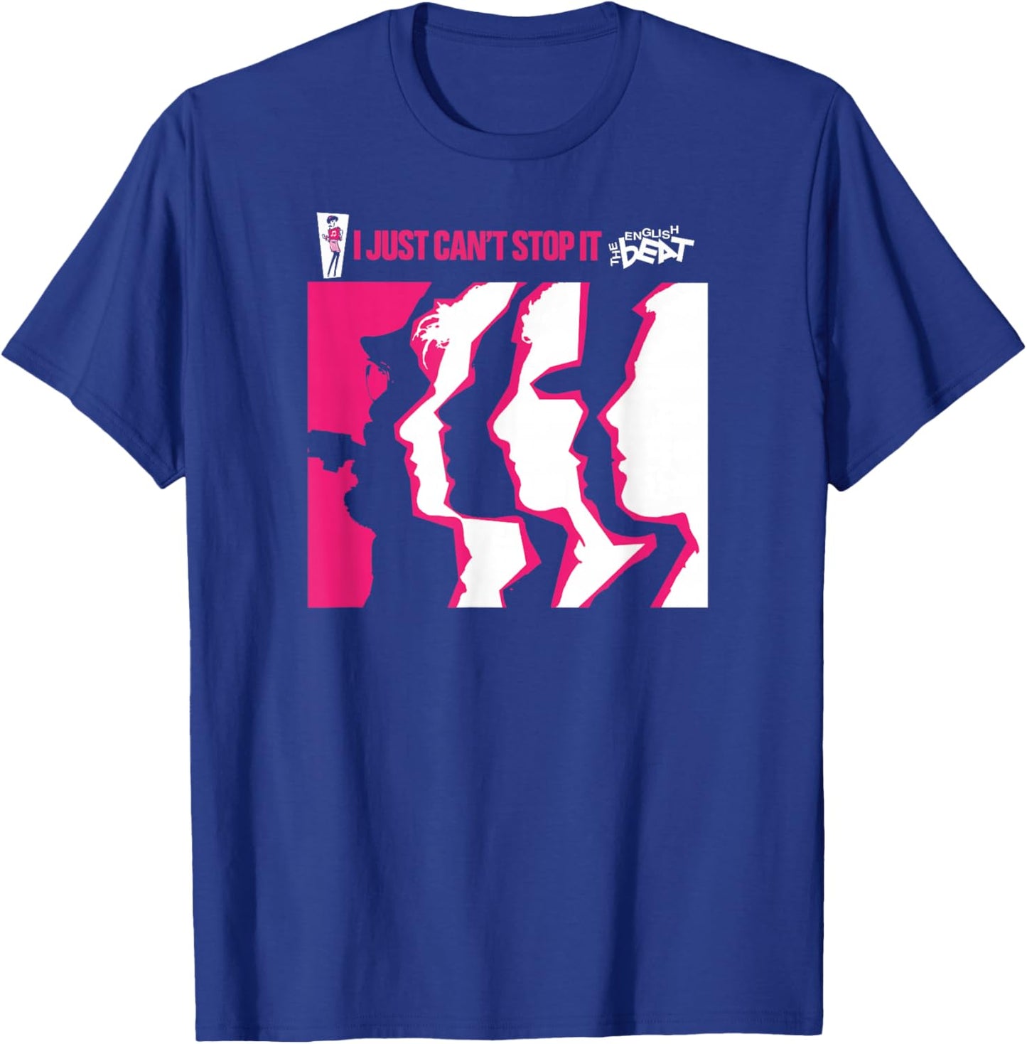 The English Beat I Just Cant Stop It Faces T-Shirt - T-Shirt | Royal