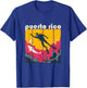 Vintage Retro Puerto Rico Diving and Snorkeling Scuba Diver T-Shirt - T-Shirt | Royal