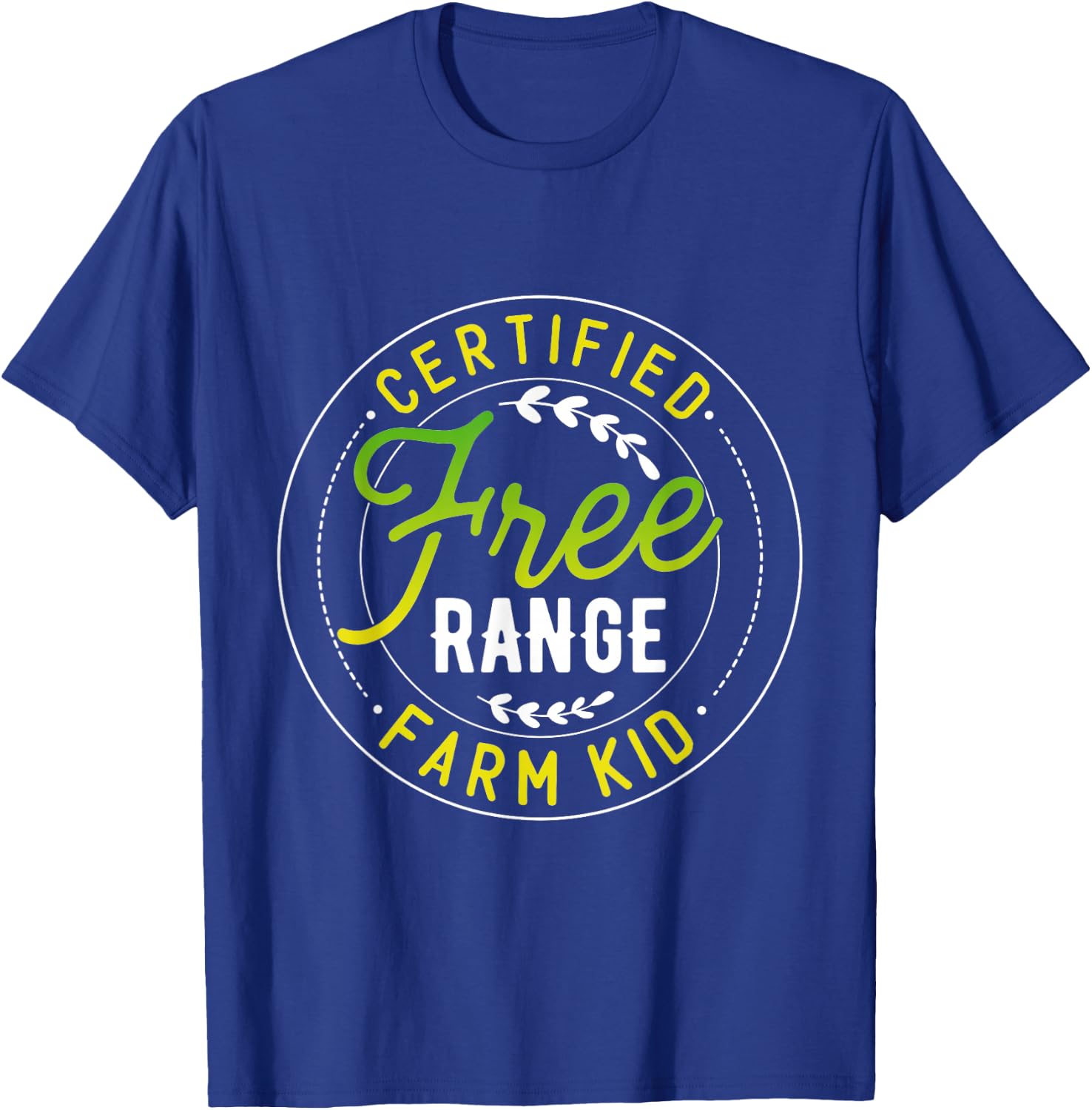 Free Farm Kids Life On The Farm Kids Boys Toddler Boy Girls T-Shirt - T-Shirt | Royal