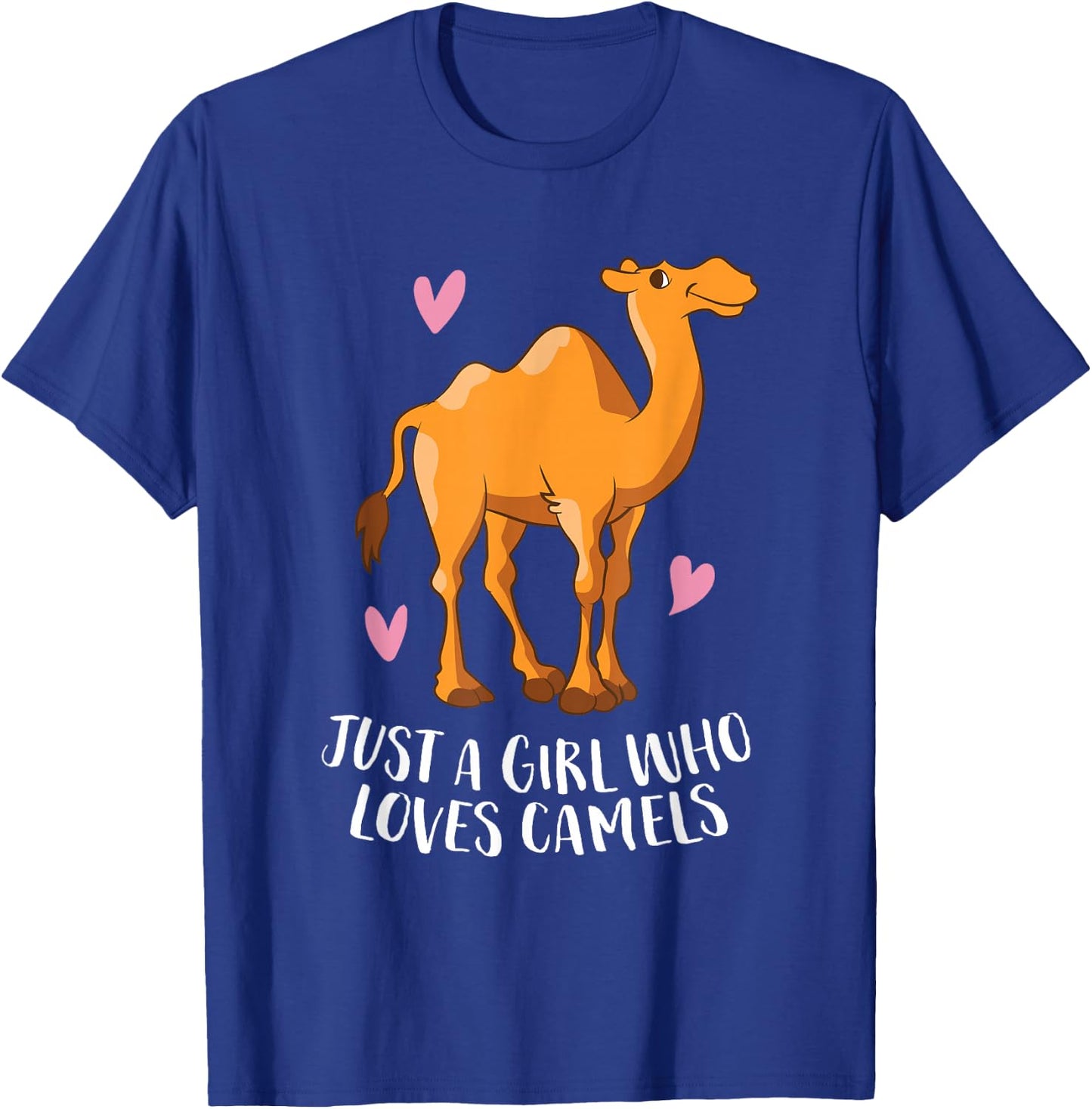Just a Girl Who Loves Camels Cute Camel Girl T-Shirt - T-Shirt | Royal