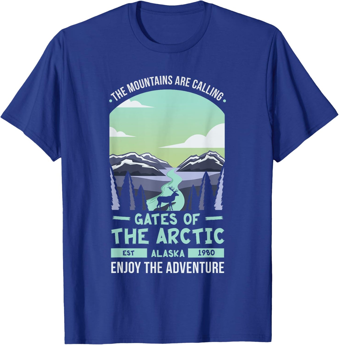 Gates of the Arctic National Park US Alaska T-Shirt - T-Shirt | Royal