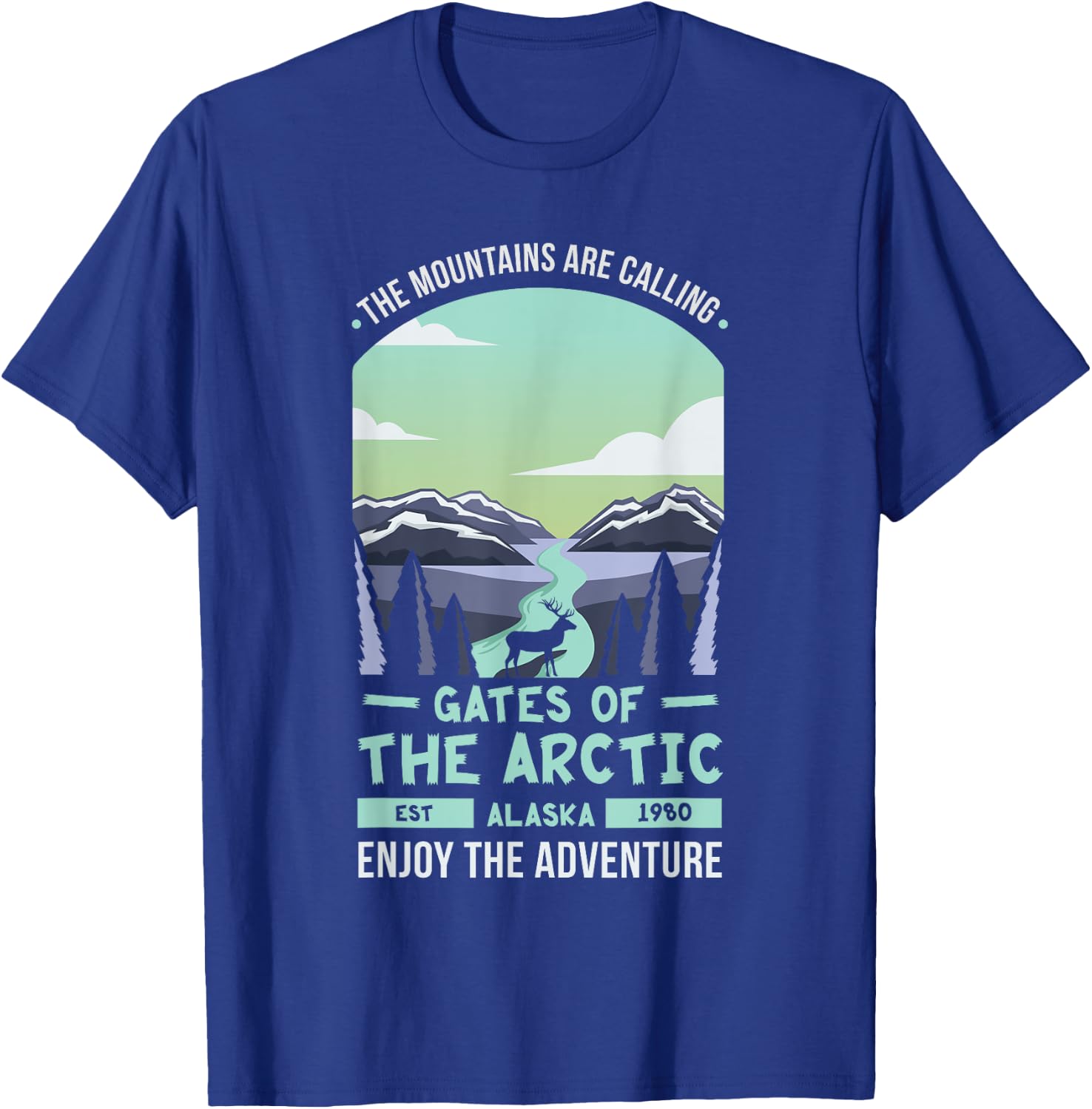 Gates of the Arctic National Park US Alaska T-Shirt - T-Shirt | Royal