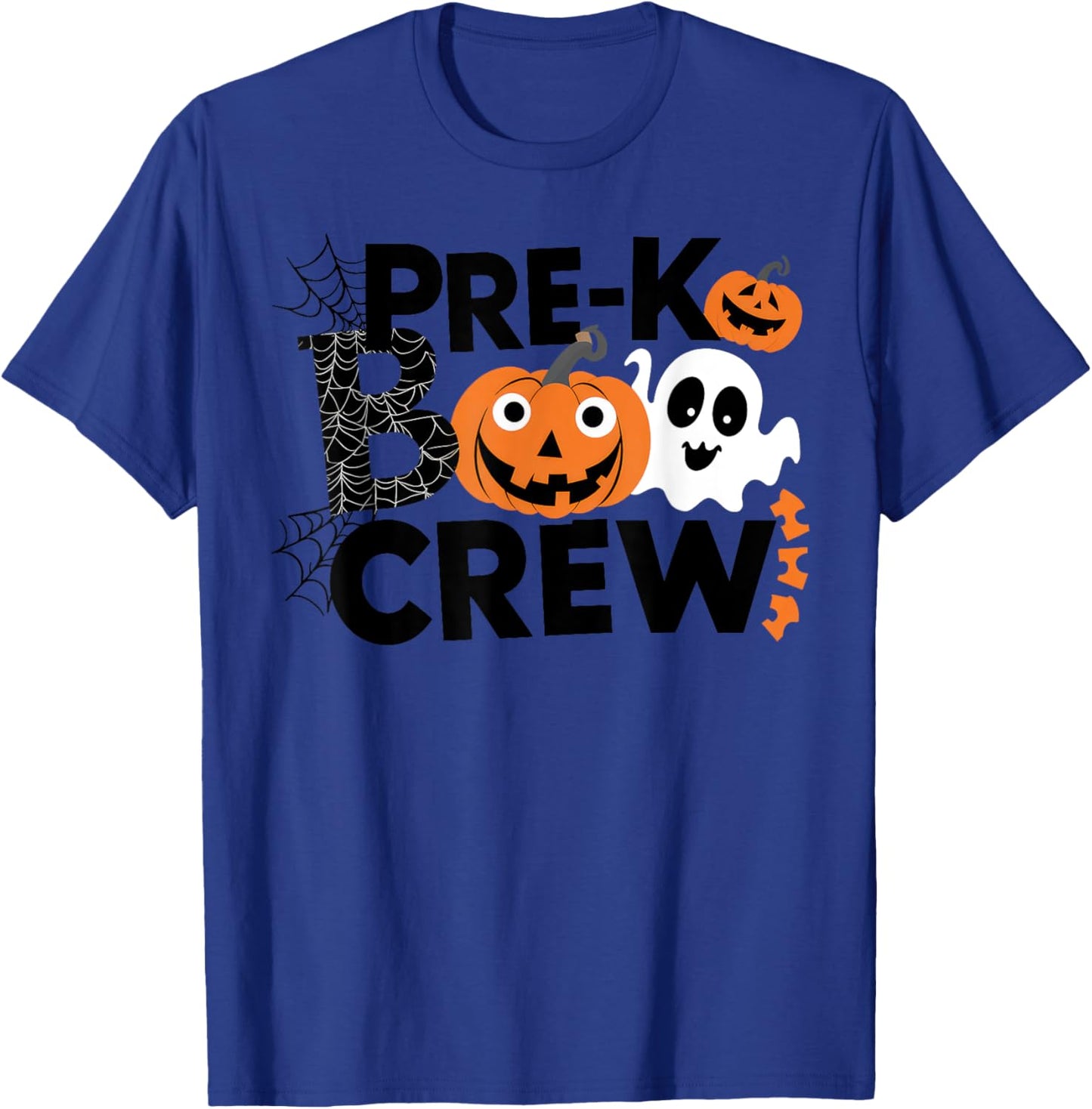 Pre-K Boo Crew Teacher Students Halloween Party Team T-Shirt - T-Shirt | Royal