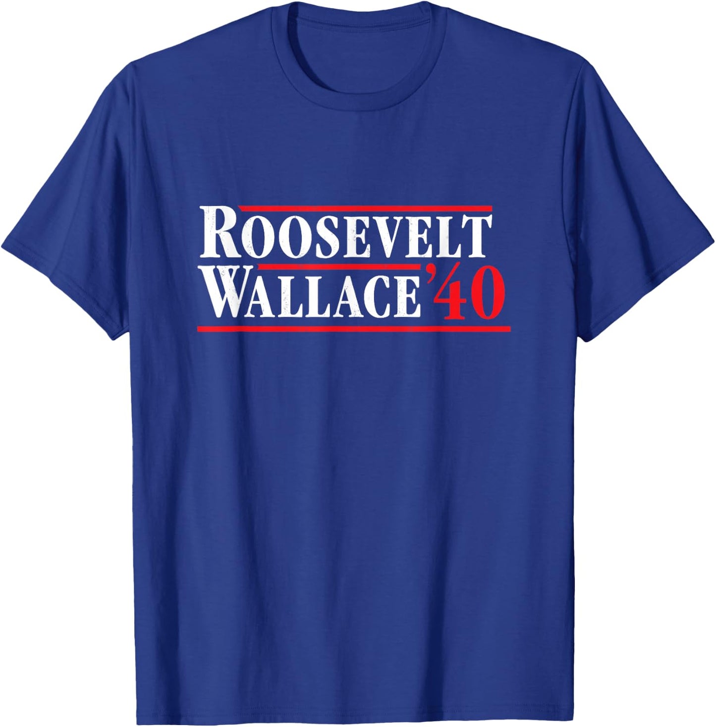 President Franklin Roosevelt 1940 - Retro 4th of July T-Shirt - T-Shirt | Royal