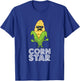 Funny Corn Star With Sunglasses Gift Corn Farmer T-Shirt - T-Shirt | Royal