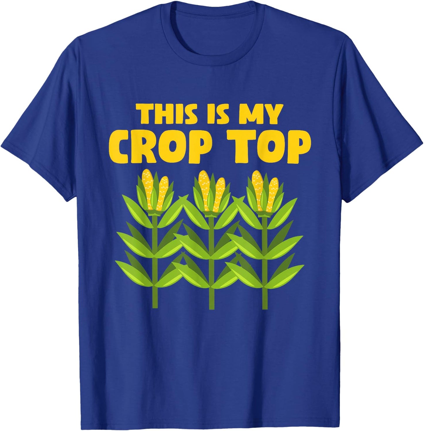 Funny Crop Farming Corn Corn Cob T-Shirt - T-Shirt | Royal