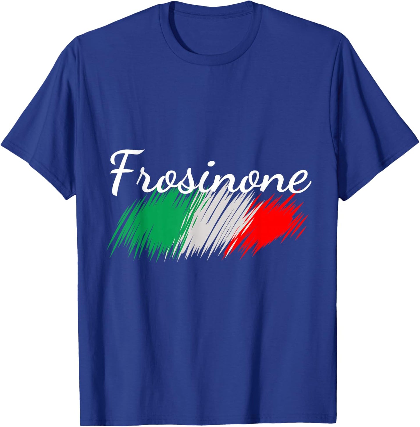 Frosinone Italy Flag Italia Souvenir Gift Matching Italian T-Shirt - T-Shirt | Royal