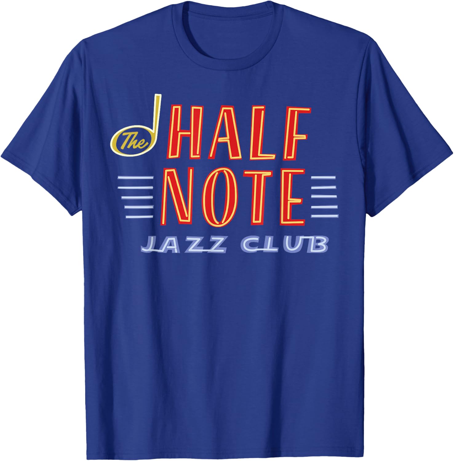 Disney Pixar Soul The Half Note Jazz Club Flat Logo T-Shirt - T-Shirt | Royal