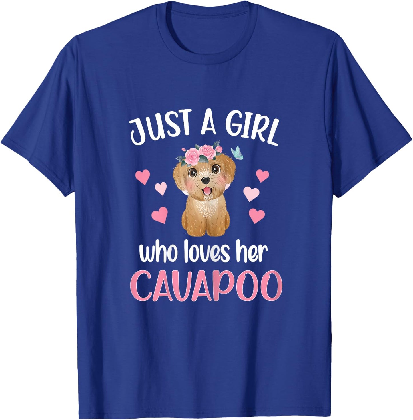 Just A Girl Who Loves Her Cavapoo Mom Cavoodle T-Shirt - T-Shirt | Royal
