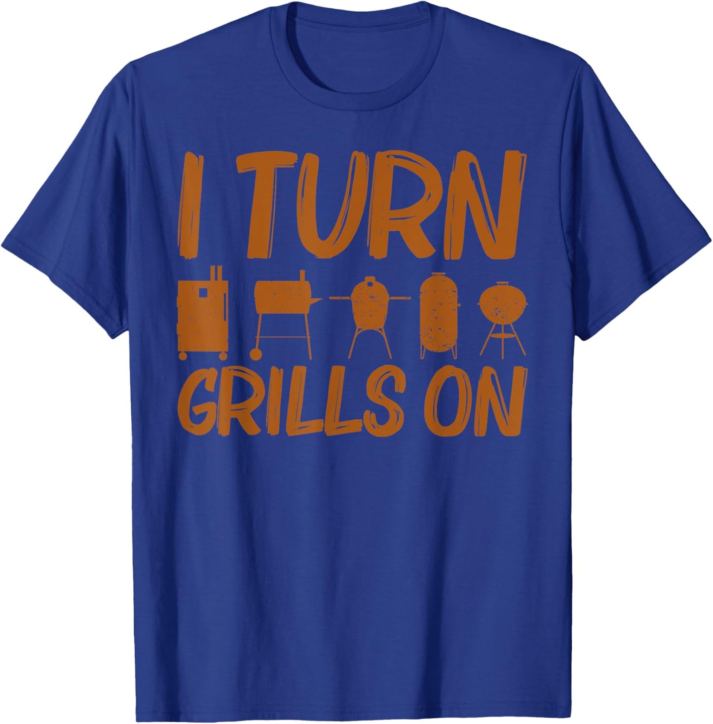 Funny Grill Gift Women Grilling BBQ Smoked Meat Fan T-Shirt - T-Shirt | Royal