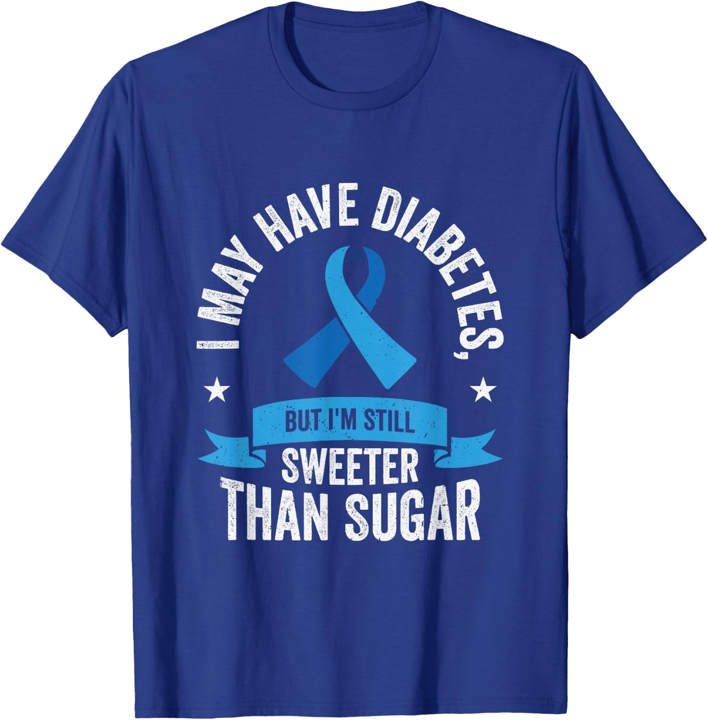 Diabetic Pancreas Diabetes Awareness Type 1 T1D Type 2 T2D T-Shirt - T-Shirt | Royal
