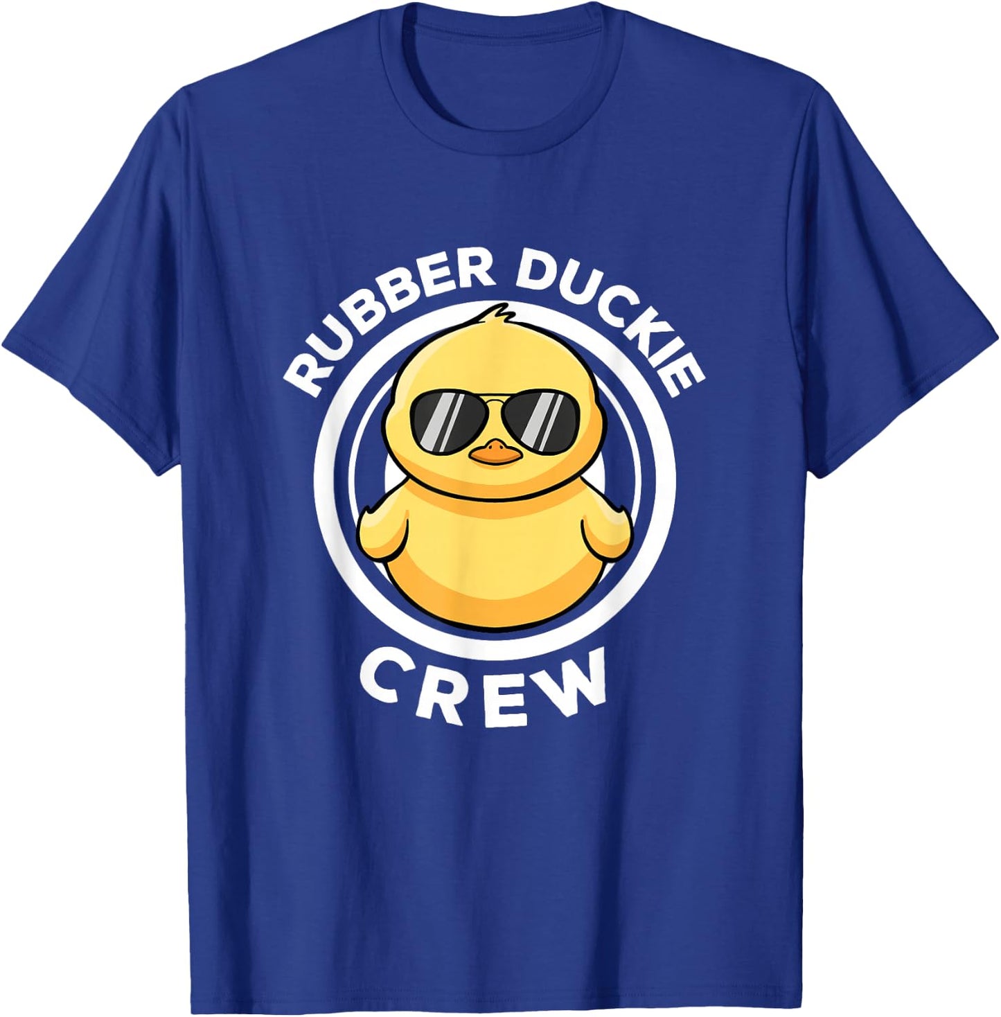 Rubber Duckie Crew I Love Ducks Lovers Funny Rubber Duck T-Shirt - T-Shirt | Royal