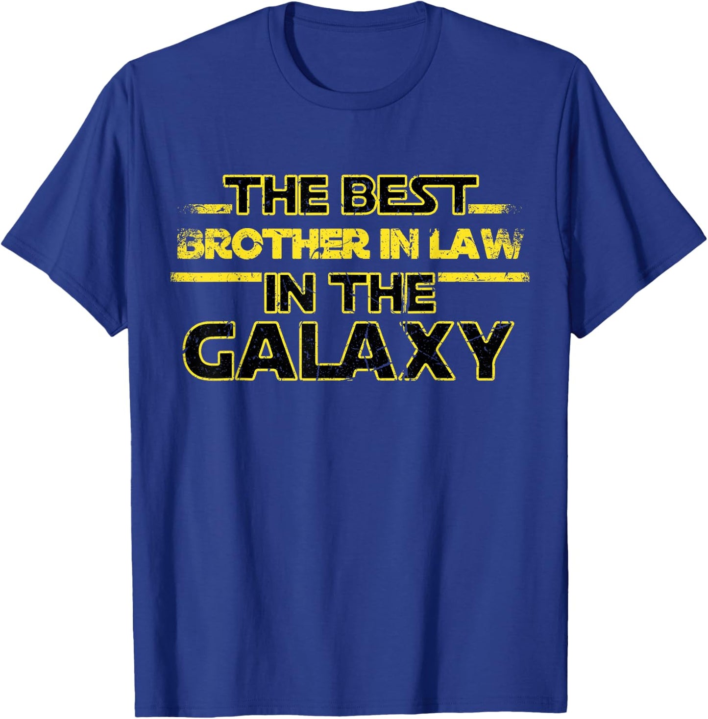Best Brother in Law of the Galaxy Brother-In-Law Vintage T-Shirt - T-Shirt | Royal