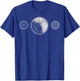 Sacred Geometry Moon for a Spiritual Zen Gothic Mandala T-Shirt - T-Shirt | Royal