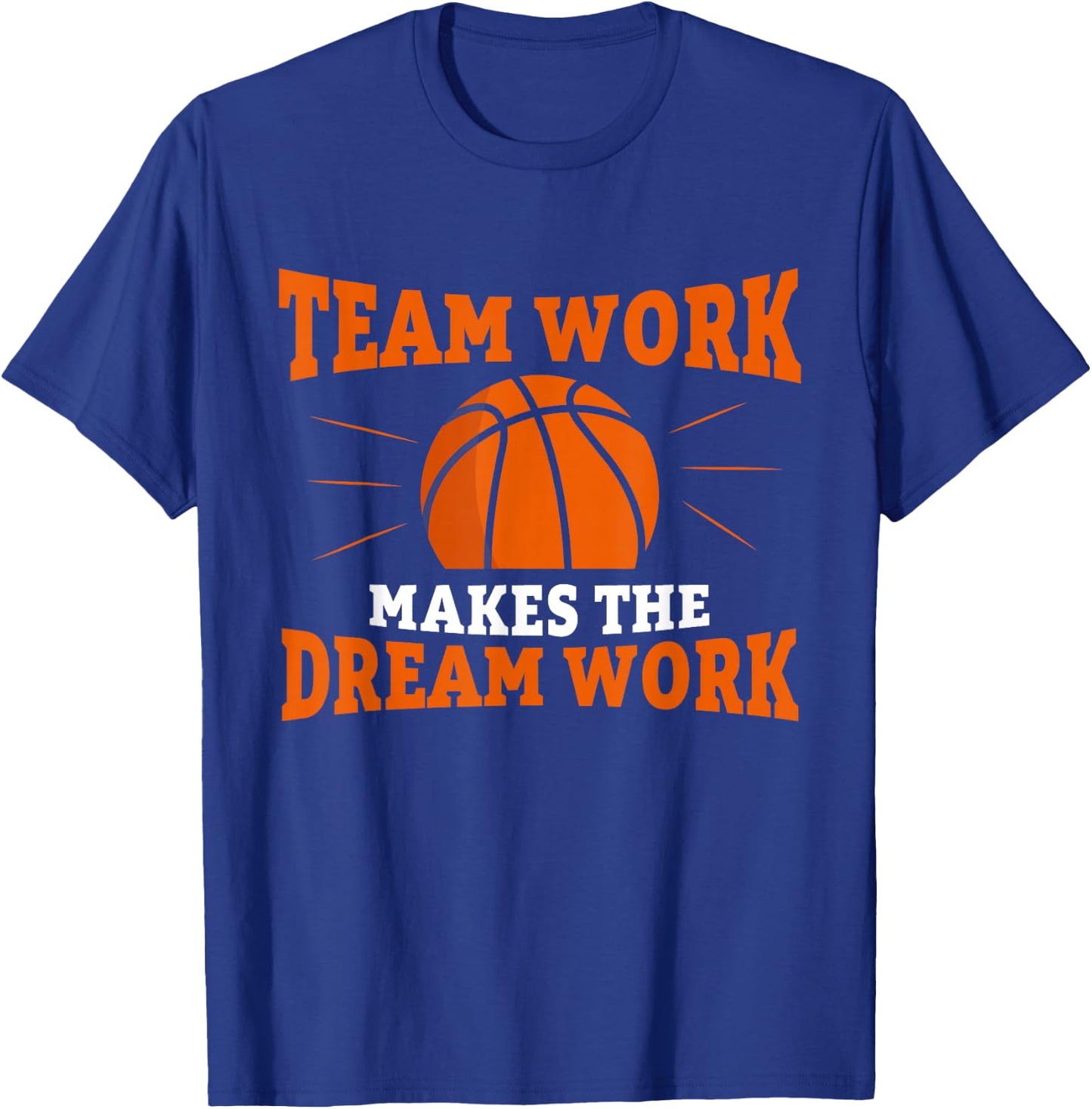 Basketball Player Support Teamwork for a Basketball Coach T-Shirt - T-Shirt | Royal