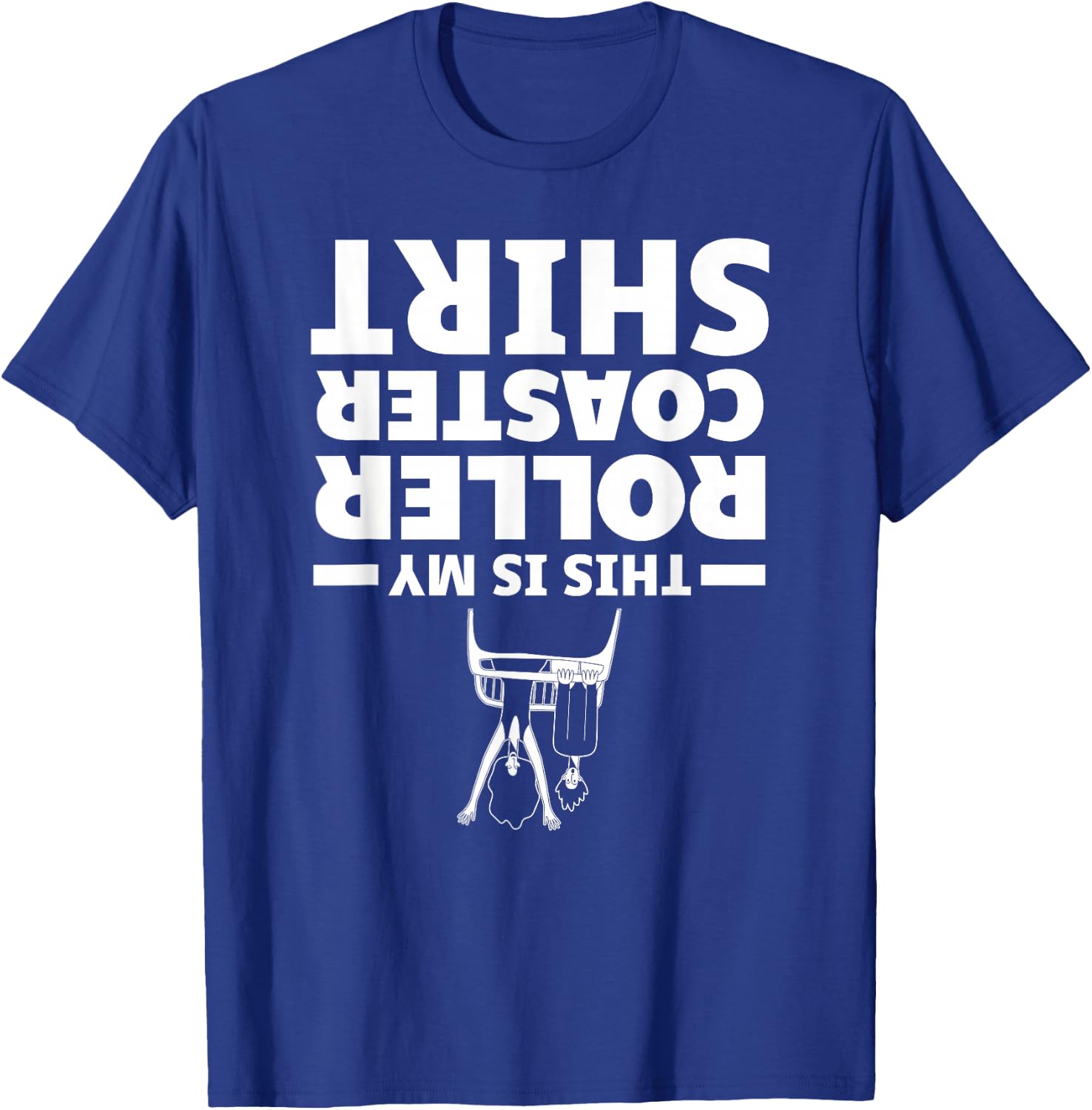 Funny This Is My Roller Coaster Shirt Amusement Theme Park T-Shirt - T-Shirt | Royal
