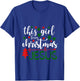 This Girls Loves Christmas and Jesus - Christian T-Shirt - T-Shirt | Royal