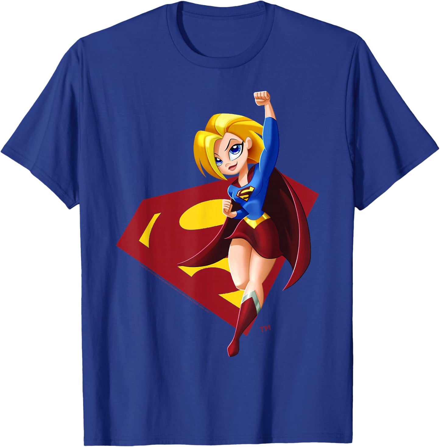 DC Comics Super Hero Girls Supergirl T-Shirt - T-Shirt | Royal
