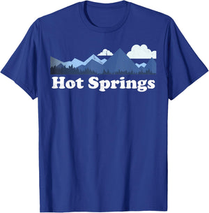Hot Springs North Carolina Blue Ridge Mountains NC T-Shirt - T-Shirt | Royal