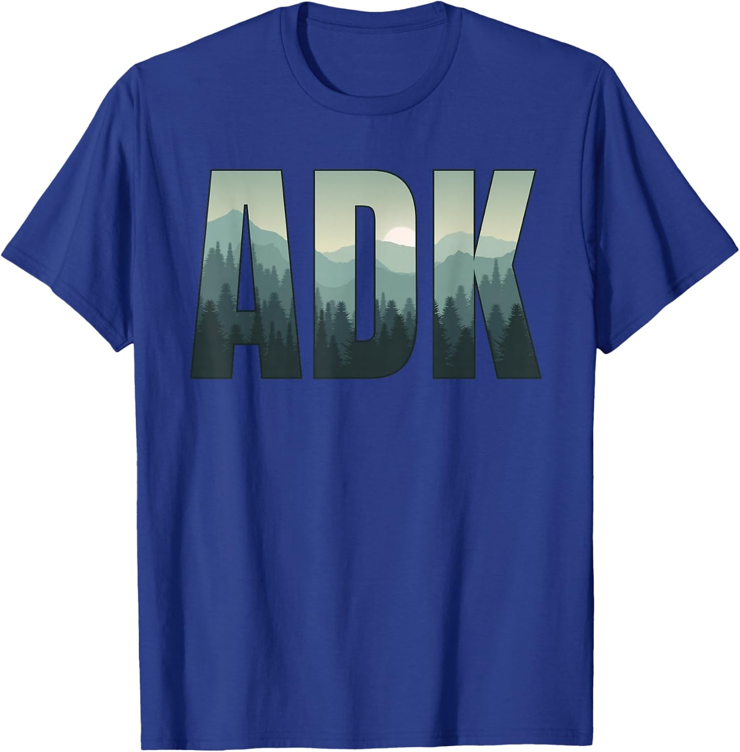 Cool Adirondack Mountains Adirondacks ADK Gift T-Shirt - T-Shirt | Royal