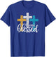 Inspirational Christian Gift those Blessed Great Easter T-Shirt - T-Shirt | Royal