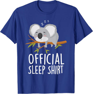 Official Sleep Shirt pajamas nightgown koala bear T-Shirt - T-Shirt | Royal