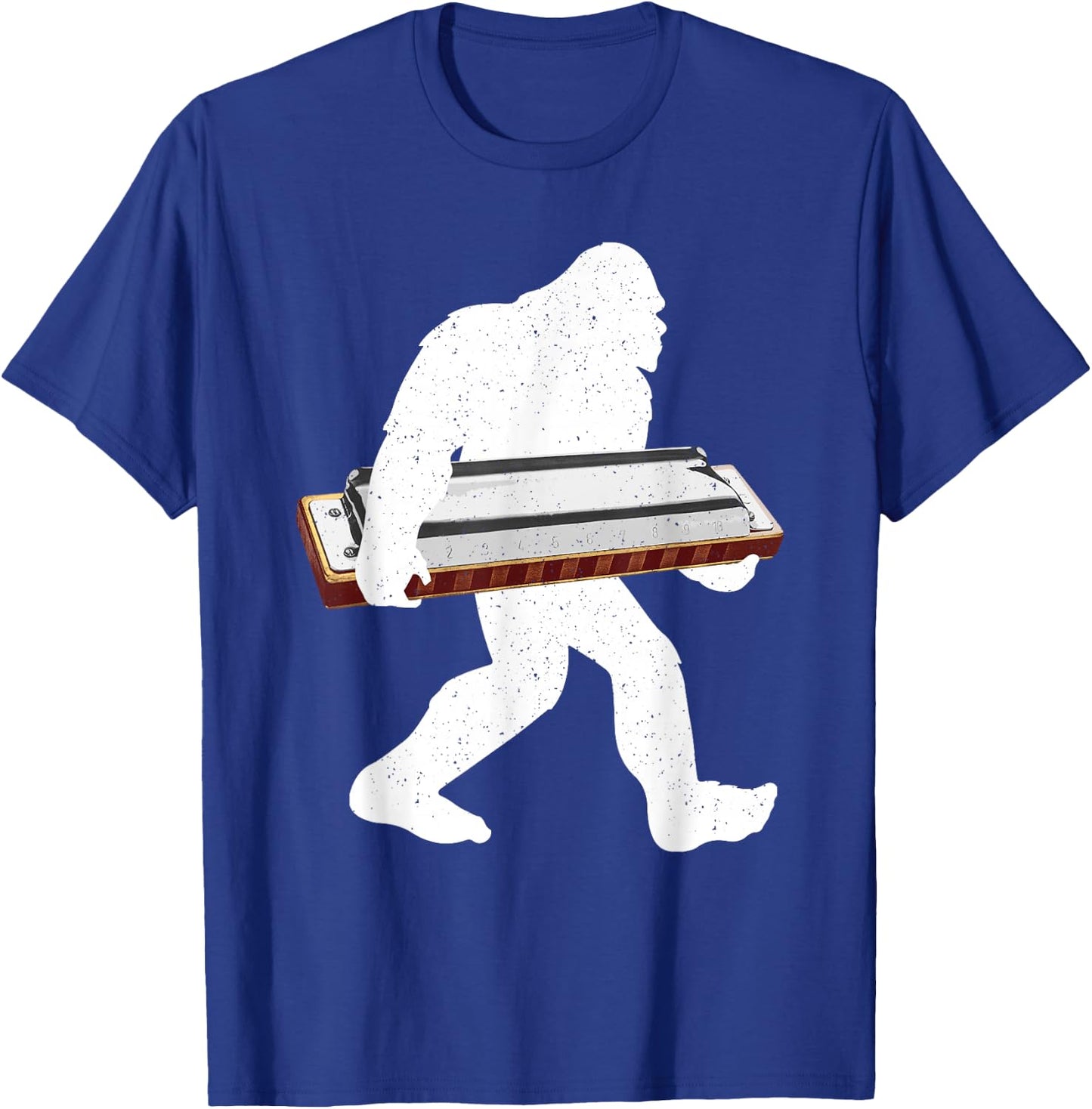 Funny Harmonica Art Women Boys Girls Kid Harmonicist T-Shirt - T-Shirt | Royal