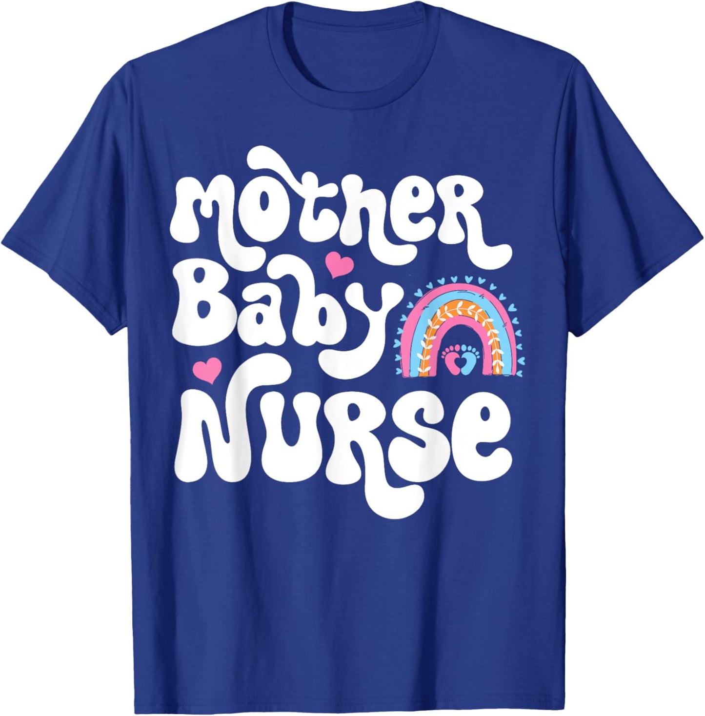 Postpartum Mother Baby Nurse Mom - Baby Postpartum Nursing T-Shirt - T-Shirt | Royal