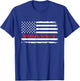 Idaho American Flag Peavey USA Patriotic Souvenir T-Shirt - T-Shirt | Royal