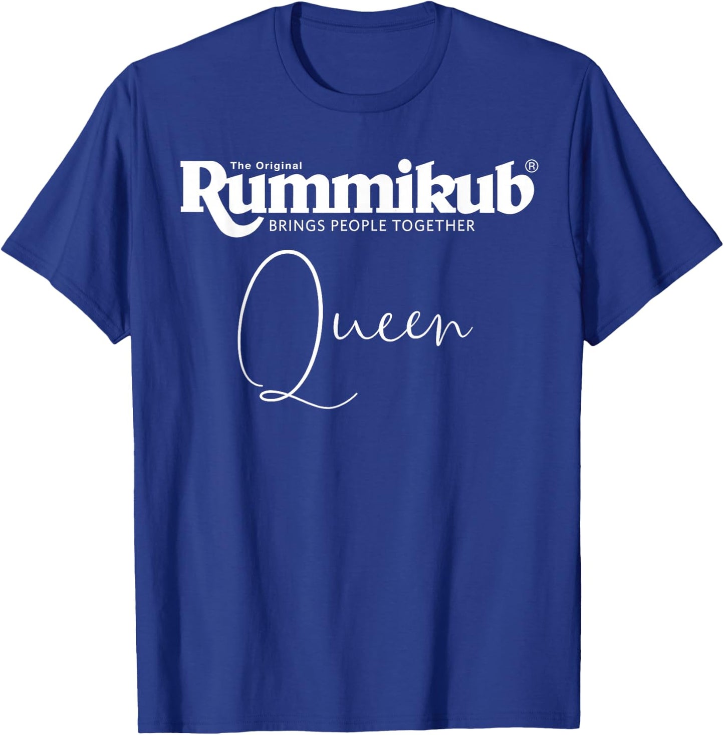 Rummikub Queen (White) T-Shirt - T-Shirt | Royal