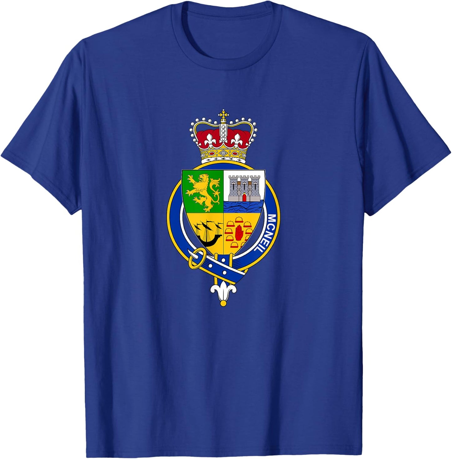 McNeil Coat of Arms - Family Crest T-Shirt - T-Shirt | Royal