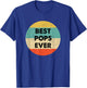 Best Pops Ever T-Shirt - T-Shirt | Royal