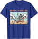 Funny Skeleton Relaxing Vacation Retirement Serial Chiller T-Shirt - T-Shirt | Royal