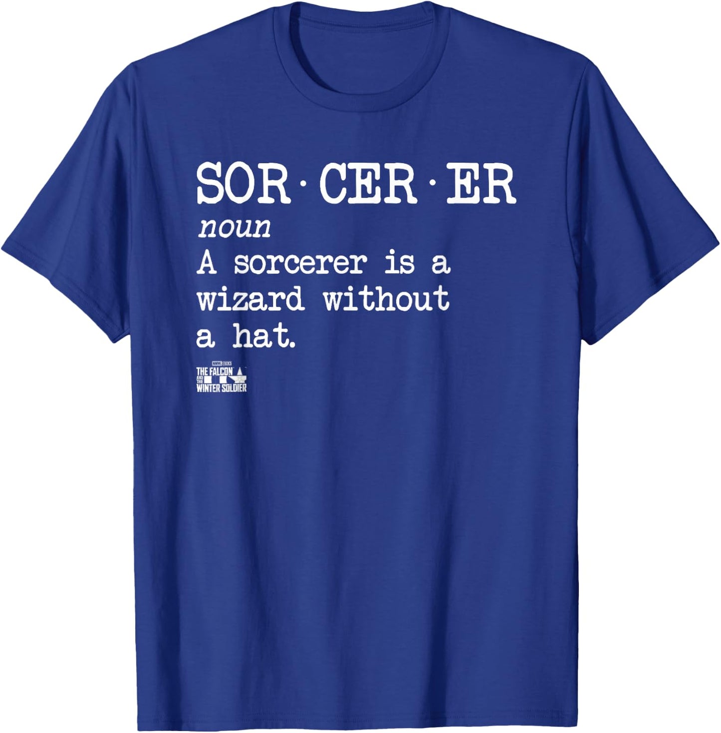 Marvel Falcon Winter Soldier Sorcerer Definition T-Shirt - T-Shirt | Royal