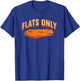 Flats Only Chicken Wings T-Shirt - T-Shirt | Royal