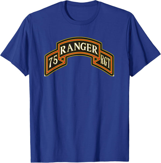 US Army Ranger 75th Regiment T-Shirt - T-Shirt | Royal