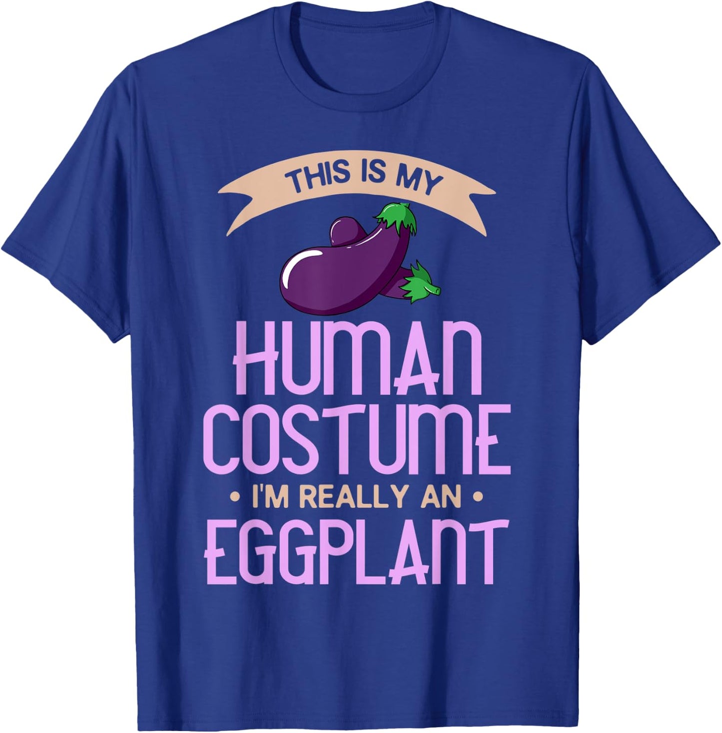Eggplant Costume Gift Funny Indian Parmesan T-Shirt - T-Shirt | Royal