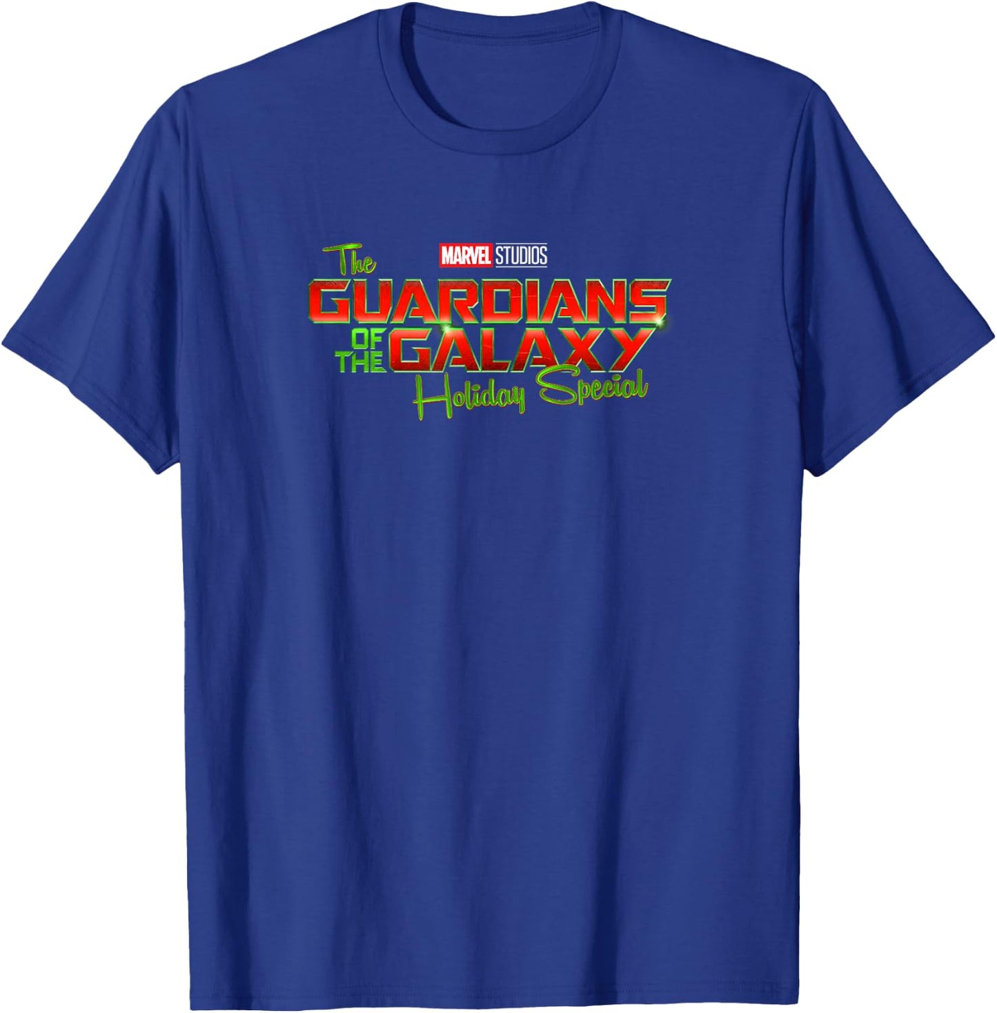 Marvel The Guardians Of The Galaxy Holiday Special Logo T-Shirt - T-Shirt | Royal
